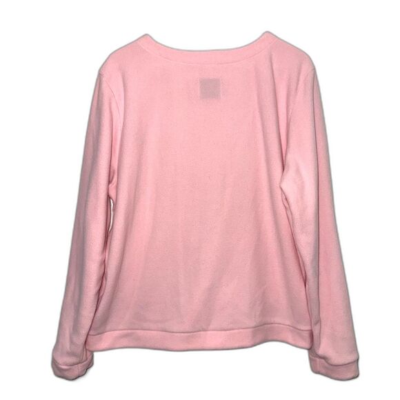 Tuckernuck Dudley Stephens Scalloped Ruffle Trim In Vello Fleece - Pale Pink XXL - Picture 2 of 5